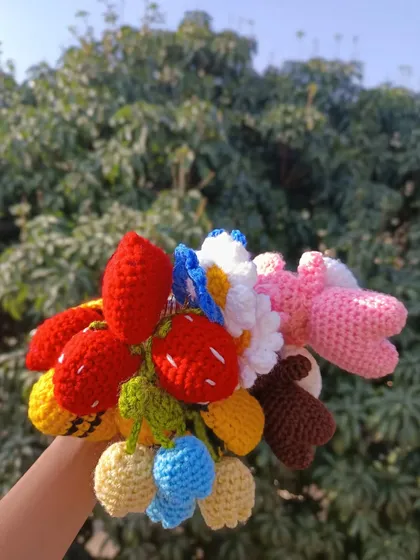 Another shot of a mixed keychain order, showcasing the different designs available for wholesale purchase.