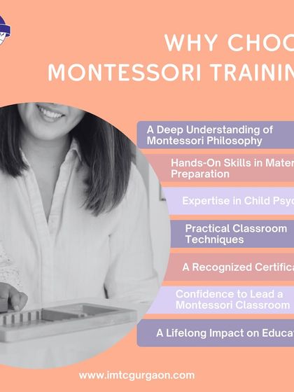 This graphic summarizes the key skills you will gain. Our diploma program provides a deep understanding of Montessori philosophy, expertise in child psychology, and practical classroom techniques, all leading to a recognized certification.