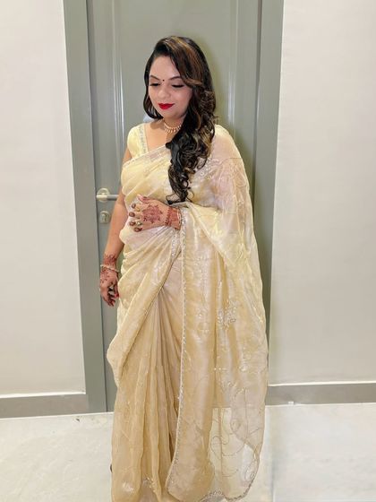 A serene portrait of the client.