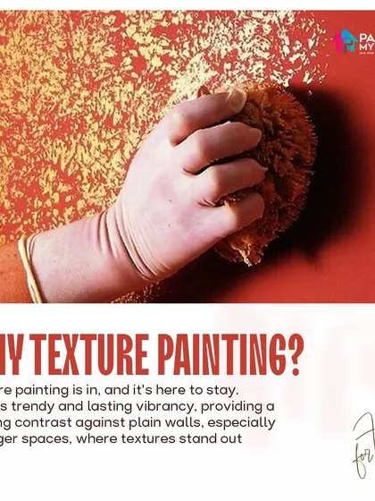 Texture painting is an art form that adds depth and character to your walls. Here, you can see the meticulous technique I use to create a stunning, tactile finish that elevates the entire room.