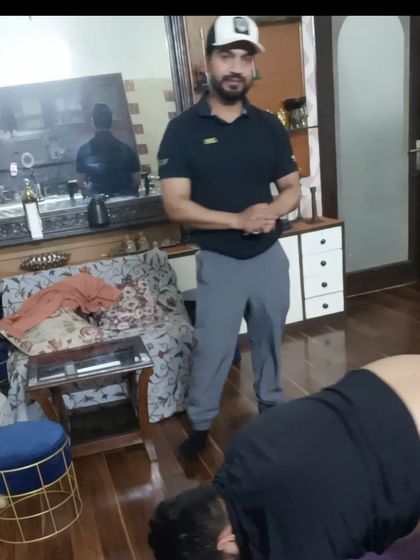 Standing by to motivate and correct. Personal training at home means you get undivided attention to fast-track your results.