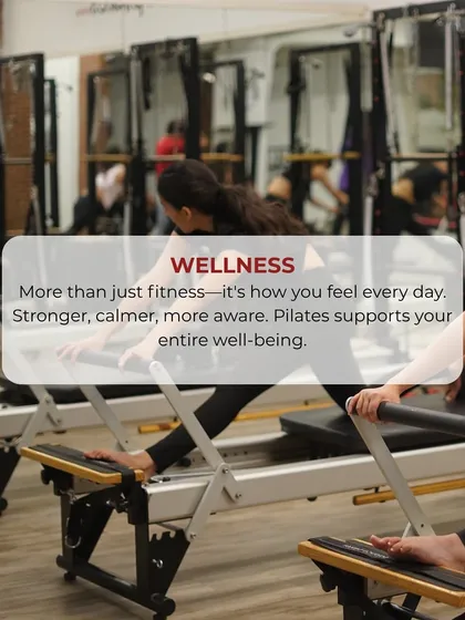 Wellness is more than just fitness. It's about feeling stronger, calmer, and more aware in your everyday life. Pilates supports your entire well-being.