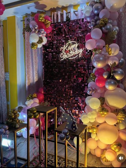 Special Entry - Private Party & Milestone Decoration Elegant Birthday & Anniversary Setups photo 69