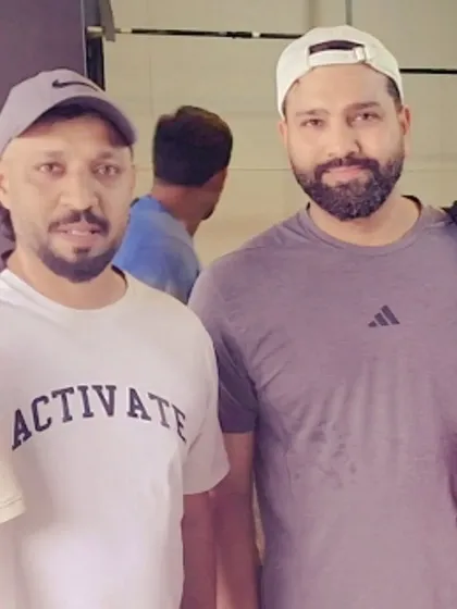 A proud moment for our academy, hitting the courts with Indian cricket captain Rohit Sharma. We train everyone from beginners to top athletes, bringing the same energy and dedication to every session.