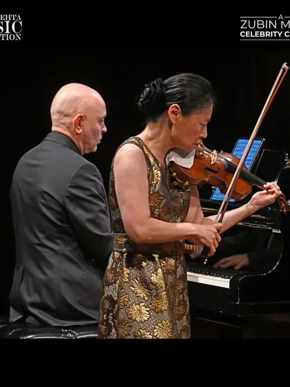 The inaugural Zubin Mehta Celebrity Concert featured a breathtaking violin recital by the legendary Midori, accompanied by pianist Özgür Aydın. This performance marked the beginning of a new series dedicated to bringing global icons of classical music to the Mumbai stage.