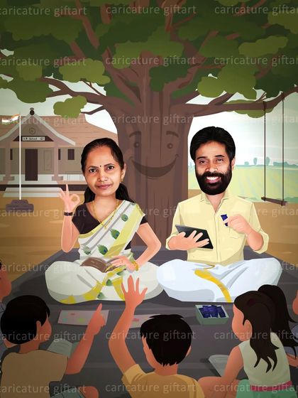 Sreeni - Custom Digital Portraits & Illustrations Family & Group Portraits photo 4