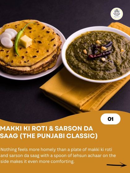 Nothing feels more homely than a plate of makki ki roti and sarson da saag. A spoon of our Lehsun Achaar on the side makes it even more comforting.