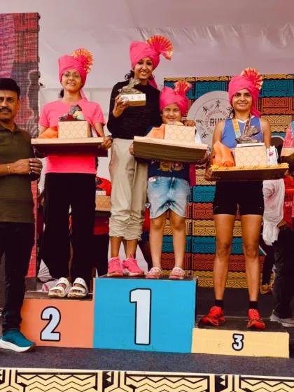 This is what true success looks like for me: standing on the podium with my daughter by my side. As a running mom, I know the juggle is real, but I believe that when moms pursue their passion, they teach their children the power of possibility.