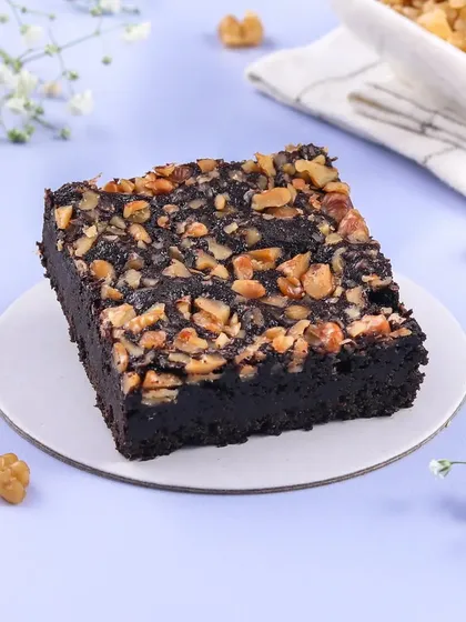 Another look at our Walnut Brownie, a perfect treat for any celebration or just a simple indulgence.