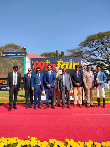 The Indian Republic Trophy presentation.