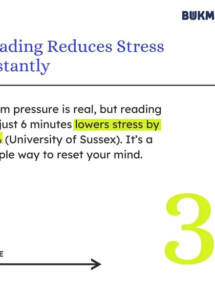 Many students stop reading for fun during exams, but that's a mistake. This series explains how reading can actually reduce stress, sharpen thinking, improve memory, and lead to better performance.