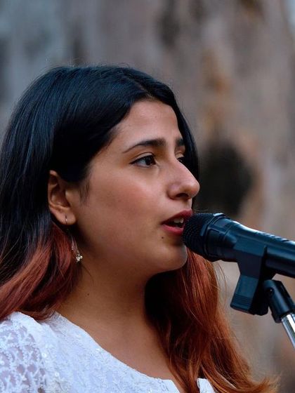 A profile shot from the Satyagraha campaign. It's about making morally right choices.