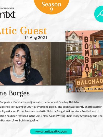 Award-winning author and journalist Jane Borges discussed her debut novel 'Bombay Balchão' and the art of weaving fiction from history and heritage.