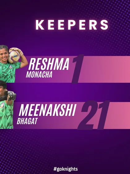 Our goalkeepers for the IWL2 season. The last line of defense and the foundation of our team.