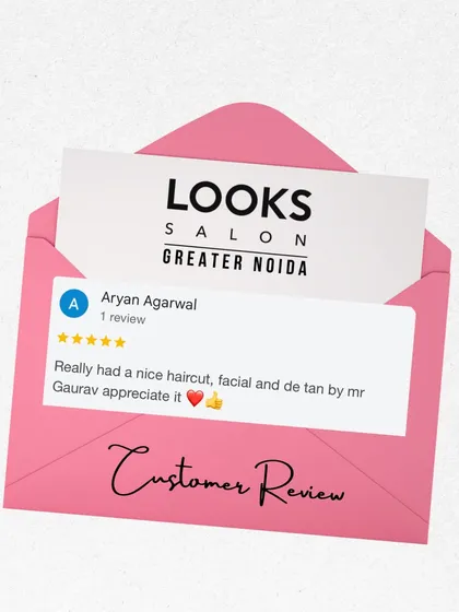 I love hearing from you. This review for a haircut, facial, and de-tan by Gaurav highlights the all-around grooming experience we strive to provide for every client.