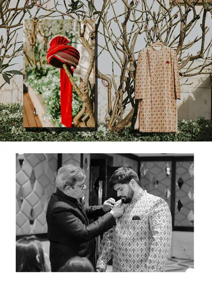 Documenting the groom's preparation, from his traditional attire to a father helping his son get ready. These are the quiet, meaningful stories behind the big day.