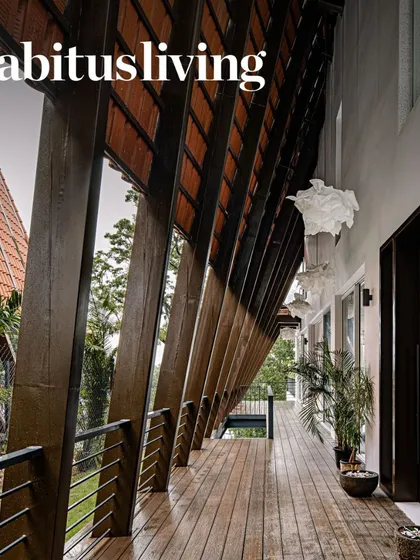 This image of the Tellado Villas' passageway was part of our feature in Habitus Living. The publication noted how the design addresses the region's monsoon challenges while paying respect to its architectural heritage.