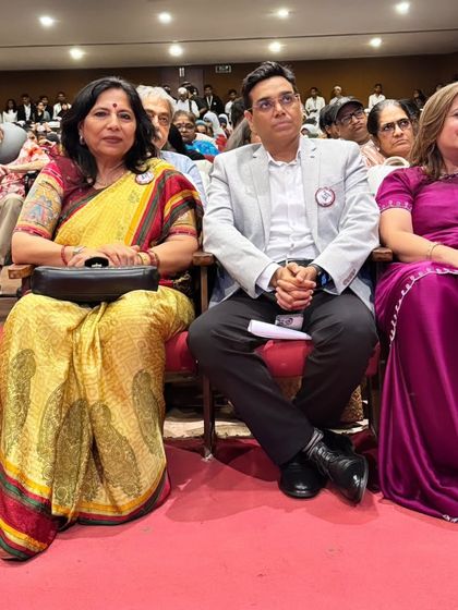 Attending the PCGT event at RD National College, aimed at encouraging students to pursue nation-building and public service.