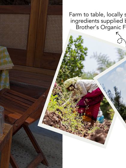 I believe in the power of conscious eating, which is why I use farm-to-table, locally sourced ingredients. These images show the organic farms where the fresh produce for our meals is grown.