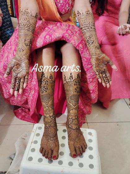 Asma Arts - Bridal Henna Bridal Foot Henna (Payals & More) photo 4