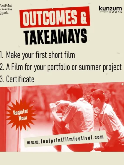 The ultimate takeaway from our filmmaking workshop is a finished short film for your portfolio or summer project, plus a certificate to recognize your hard work and new skills.