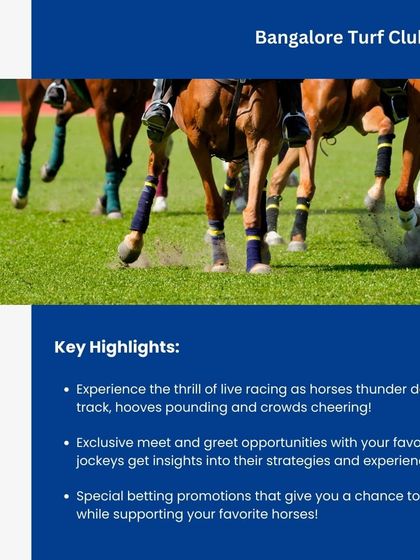 Key highlights of a day at BTC include live racing, meet and greets with jockeys, and special betting promotions.