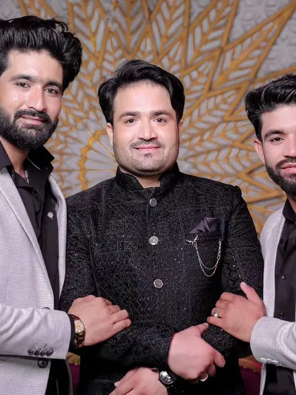 Brotherhood and friendship captured in one frame. A great photo of the groom with his brothers or best friends.