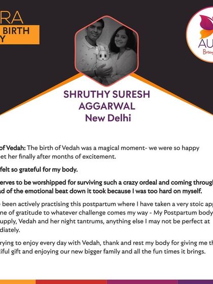 Shruthy's postpartum reflection is a powerful reminder to be grateful for your body. She shares her journey of navigating the challenges of recovery, milk supply, and a newborn's needs by practicing gratitude and enjoying her new family.