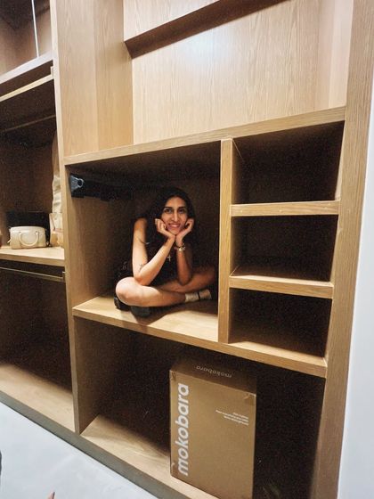 Finding cozy corners in my new studio. It’s important for me to have a space that feels both professional for meetings and comfortable enough for creative thinking.