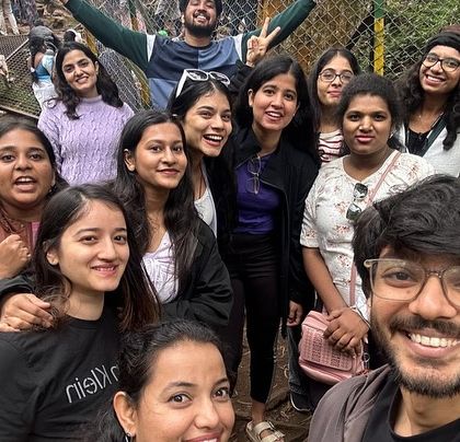 A group selfie capturing the fun and camaraderie of our Kodaikanal adventure. Come join us and make new friends.