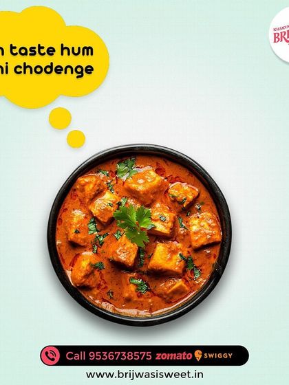 "Yeh taste hum nahi chodenge." This bowl of rich, red paneer curry is a taste you won't forget and will keep coming back for.