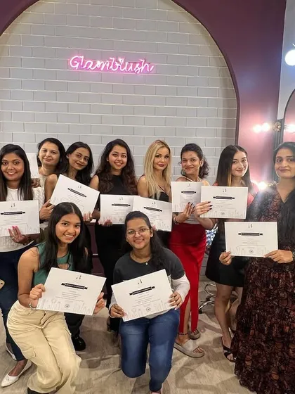 Our proud graduates holding their international certifications. We provide our students with the credentials they need to work anywhere in the world.