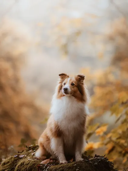 This majestic portrait captures the magical feeling of an autumn day in Luxembourg. I love finding these perfect, quiet moments where a pet's personality truly shines against a beautiful backdrop.