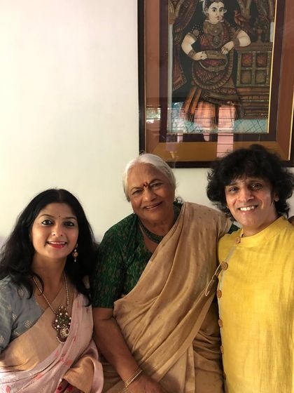 Another cherished memory with our Guru Kumudini Lakhia, whose every lesson and interaction was an inspiration. Her art lives on through her work.