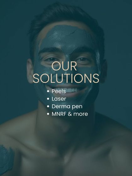 My solutions for male acne are science-backed and results-oriented. Depending on your needs, I may recommend a course of chemical peels, laser treatments, Dermapen, or MNRF to clear acne and improve skin texture.