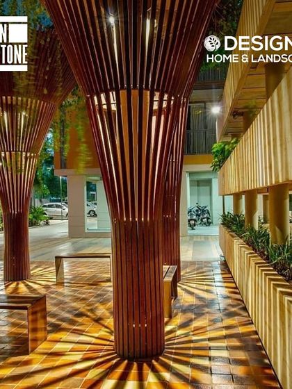 This image, featuring our unique illuminated structures, was used to promote our partnership with the Design Milestone event.