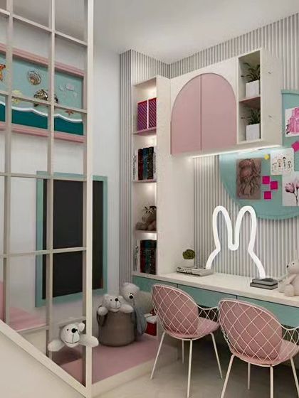 Dreaming in Colors & Textures - Modular Interiors & Room Renovation Imaginative Kids' & Teen Rooms photo 10