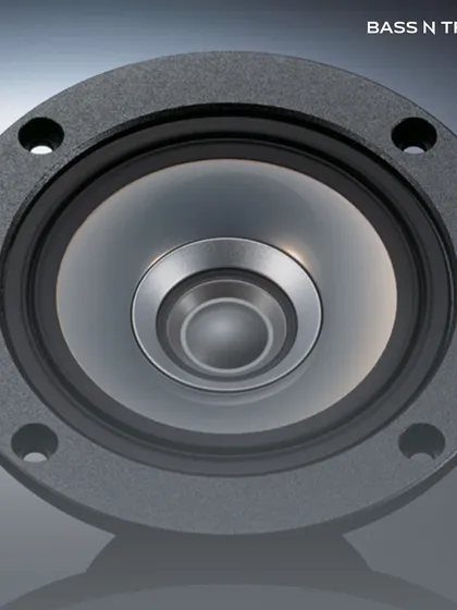 The heart of the TAD ME1: the 9cm micro Coherent Source Transducer (CST) driver, which places the beryllium tweeter at the acoustic center of the midrange cone for perfect time alignment.