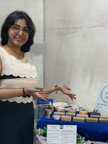 Me at my first stall in my home area of Navi Mumbai after two years of touring other parts of the city.