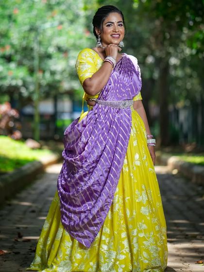 The Glamhouse - Ethnic Wear & Jewellery Rentals The Lehenga & Langa Voni Collection photo 57