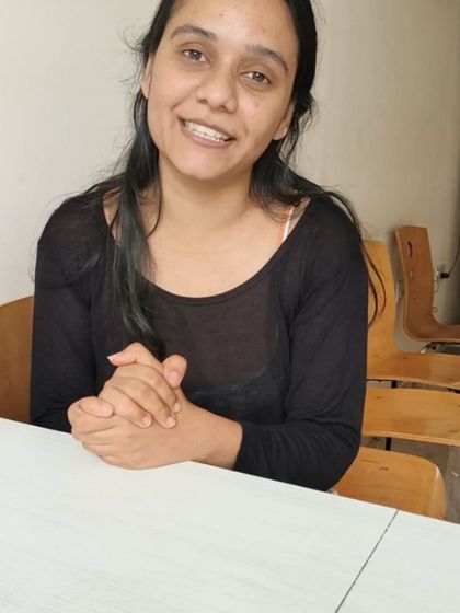 A candid moment from our beginner crash course. These sessions are designed to be fun, accessible, and a great introduction to the world of belly dance.