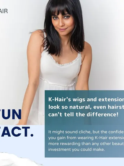 Fun fact: my wigs and extensions look so natural that even hairstylists can't tell the difference. The confidence you gain is the best beauty investment you can make.