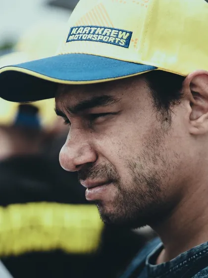 A close-up portrait of a team member.