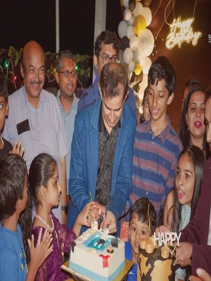The birthday cake cutting ceremony. This is the heart of any birthday party, and I'm honored to host these special moments.