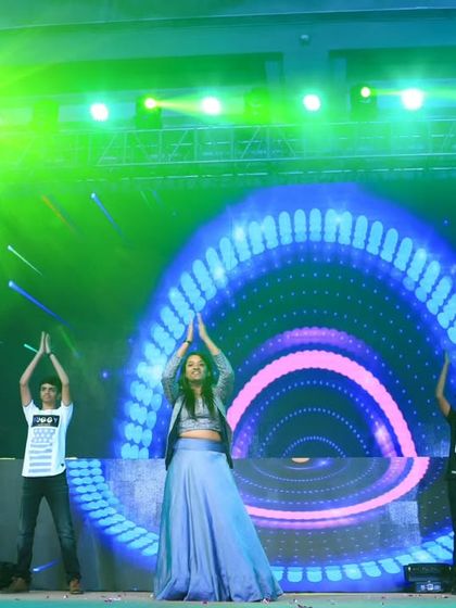 The power of a synchronized group pose. We design our choreography to include these impactful moments that look great on a big stage.