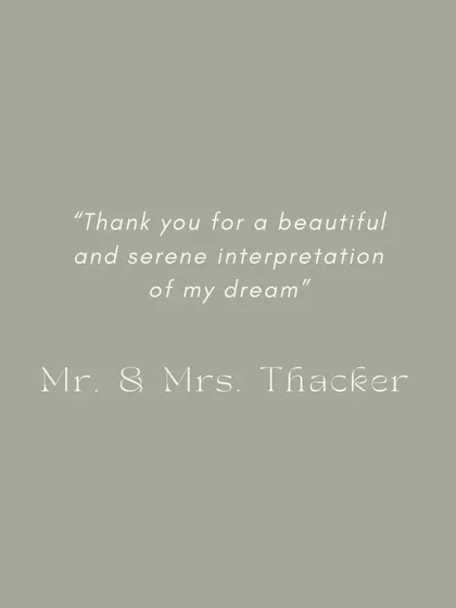 The words of our clients are the truest measure of our success. This testimonial reflects the heart of our mission: to provide a beautiful and serene interpretation of your dream home through a collaborative and thoughtful design process.