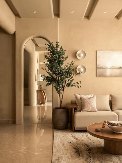 Aantrik - Turnkey Home Interior Solutions The Wabi-Sabi Villa: A Study in Earthly Calm photo 8