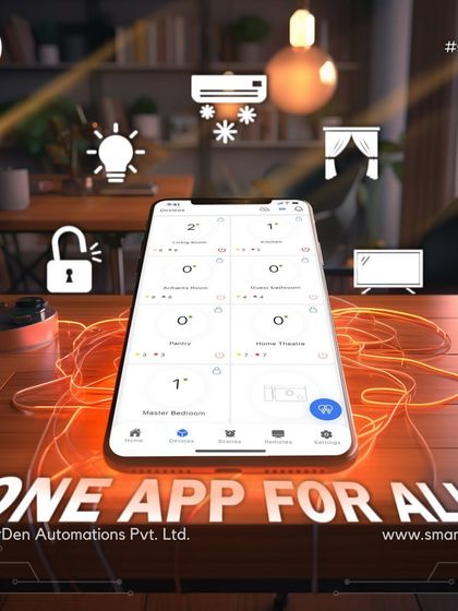 One app for all. I streamline your life by letting you control lights, AC, curtains, locks, TV, and more from one intuitive app.