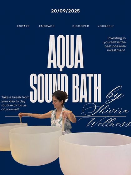 This is your invitation to escape, embrace, and discover yourself. An Aqua Sound Bath is more than just relaxation; it's an investment in your wellbeing, a chance to focus on yourself and find stillness.