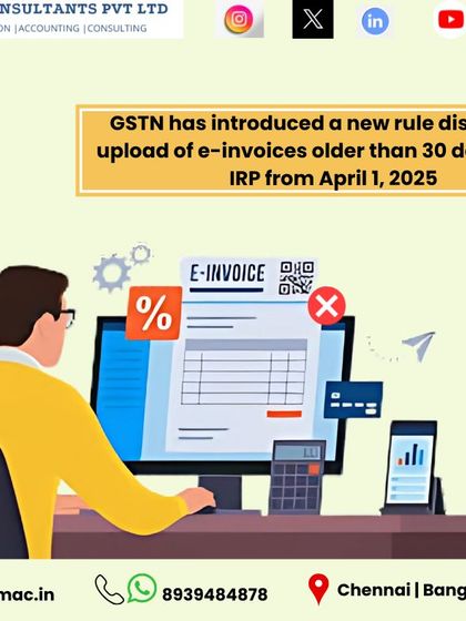 The GST Network is tightening the rules for e-invoicing. Starting April 1, 2025, the portal will not allow the upload of e-invoices that are older than 30 days. This makes timely invoice generation and reporting more critical than ever.